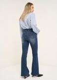 Jeans Cindy 5 tasche gamba flare DENIM DARK DENIM Donna immagine n. 5