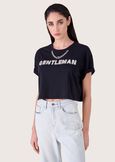 Save 100% cotton blouse NERO Woman image number 1
