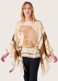 Blusa Caral in crêpe BEIGE Donna immagine n. 1