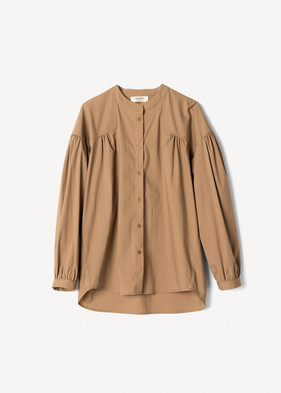 Charlotte cotton shirt BEIGE Woman , image number 5