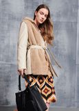 Cappotto Grace in ecopelo BEIGE GREIGE Donna immagine n. 1