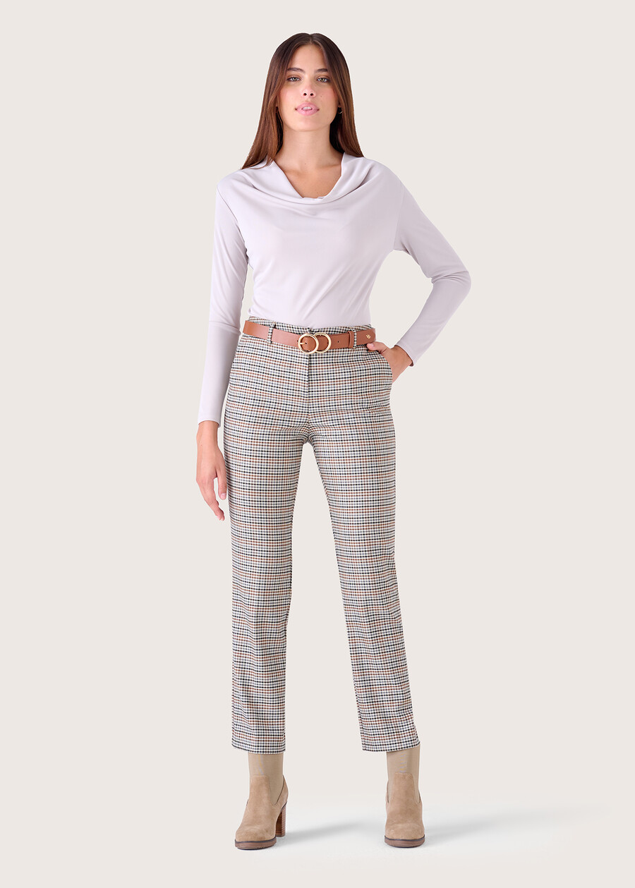 Alice polyviscose trousers BEIGE TAUPE Woman , image number 1