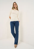Jeans Cindy flare con spacco DENIM MEDIUM DENIM Donna immagine n. 2