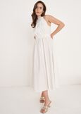 Allys Cotton-Blend Dress BIANCO WHITE Woman image number 1