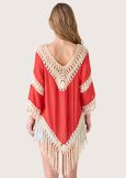 Belial blouse with crochet inserts BEIGE Woman image number 3