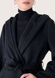 Cappotto Catrine in panno NERO BLACKBEIGE CAMMELLO Donna immagine n. 3