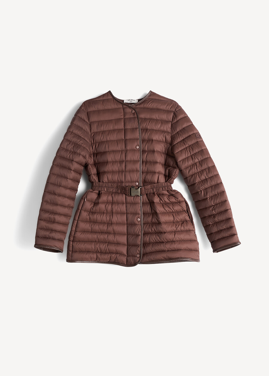 Piumino leggero Park con cintura MARRONEGRIGIO Donna , immagine n. 9