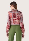Salem patchwork pattern shirt MARRONE TIERRA Woman image number 3