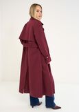 Trench Thomas oversize doppiopetto ROSSO BORDEAUX Donna immagine n. 5
