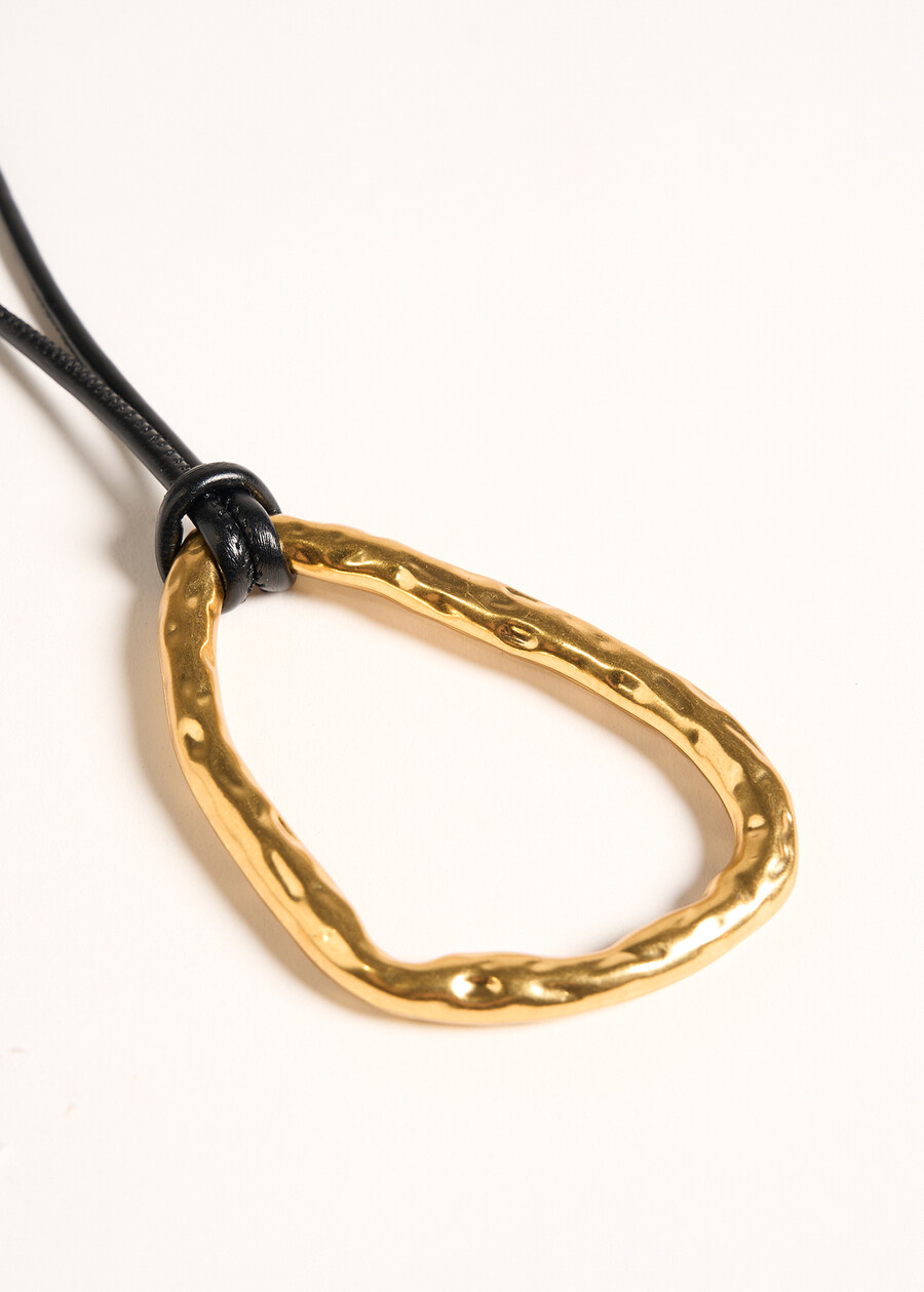 Giuliana tubular necklace NERO BLACK Woman , image number 3