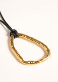 Giuliana tubular necklace NERO BLACK Woman image number 3