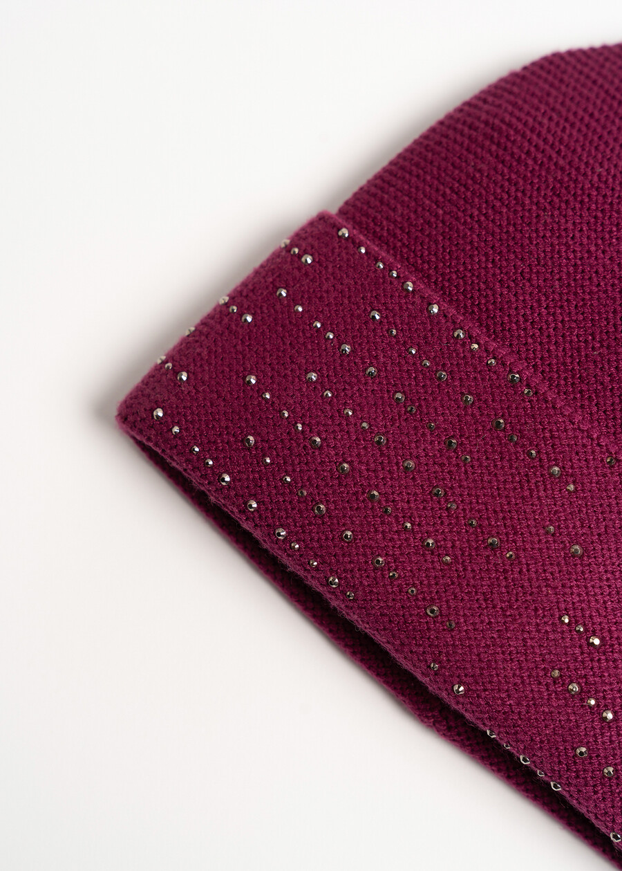 Cappello Ckye con micro strass ROSSO MAGENTAVERDE PAVONE Donna , immagine n. 3