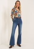 Saemi printed T-shirt VIOLA MELANZANA Woman image number 4