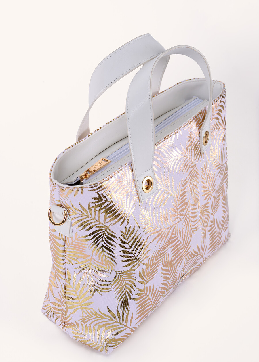 Borsa shopping Bessie in ecopelle BIANCONERO Donna , immagine n. 2