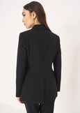 Satin-Lapel Tuxedo Suit NERO BLACK Woman image number 4