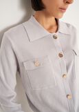 Cardigan Camilla con collo baby MARRONE CAFFEGRIGIO PERLA Donna immagine n. 2