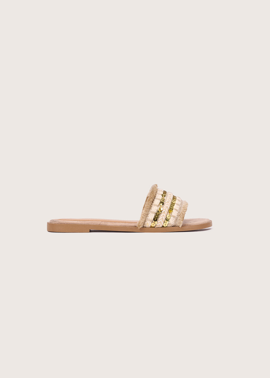 Sea low-heel sandal BEIGE SALINA Woman , image number 3