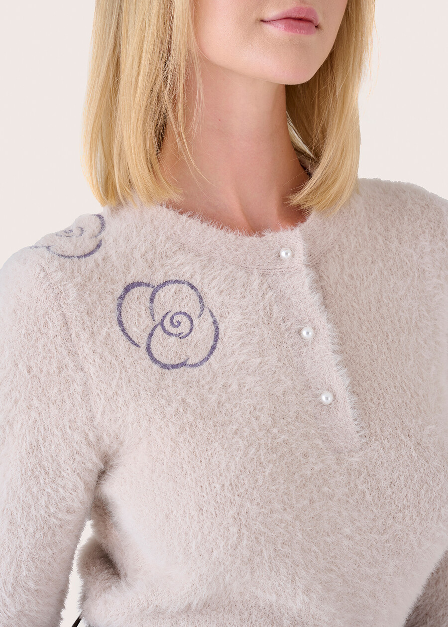 Maglia Macra girocollo BEIGE CREAM Donna , immagine n. 3