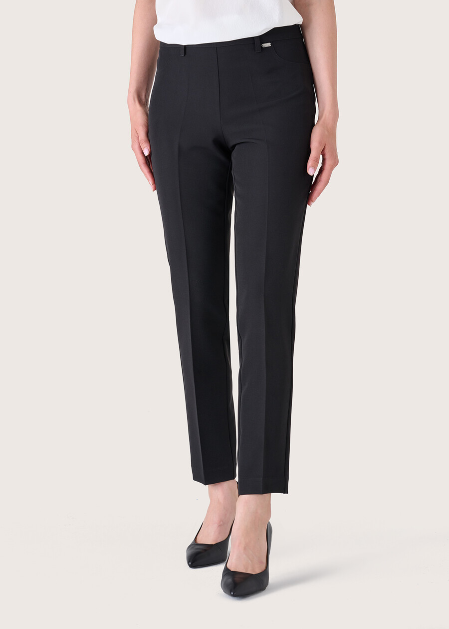Pantaloni Scarlett tessuto tecnico NERO BLACK Donna , immagine n. 2