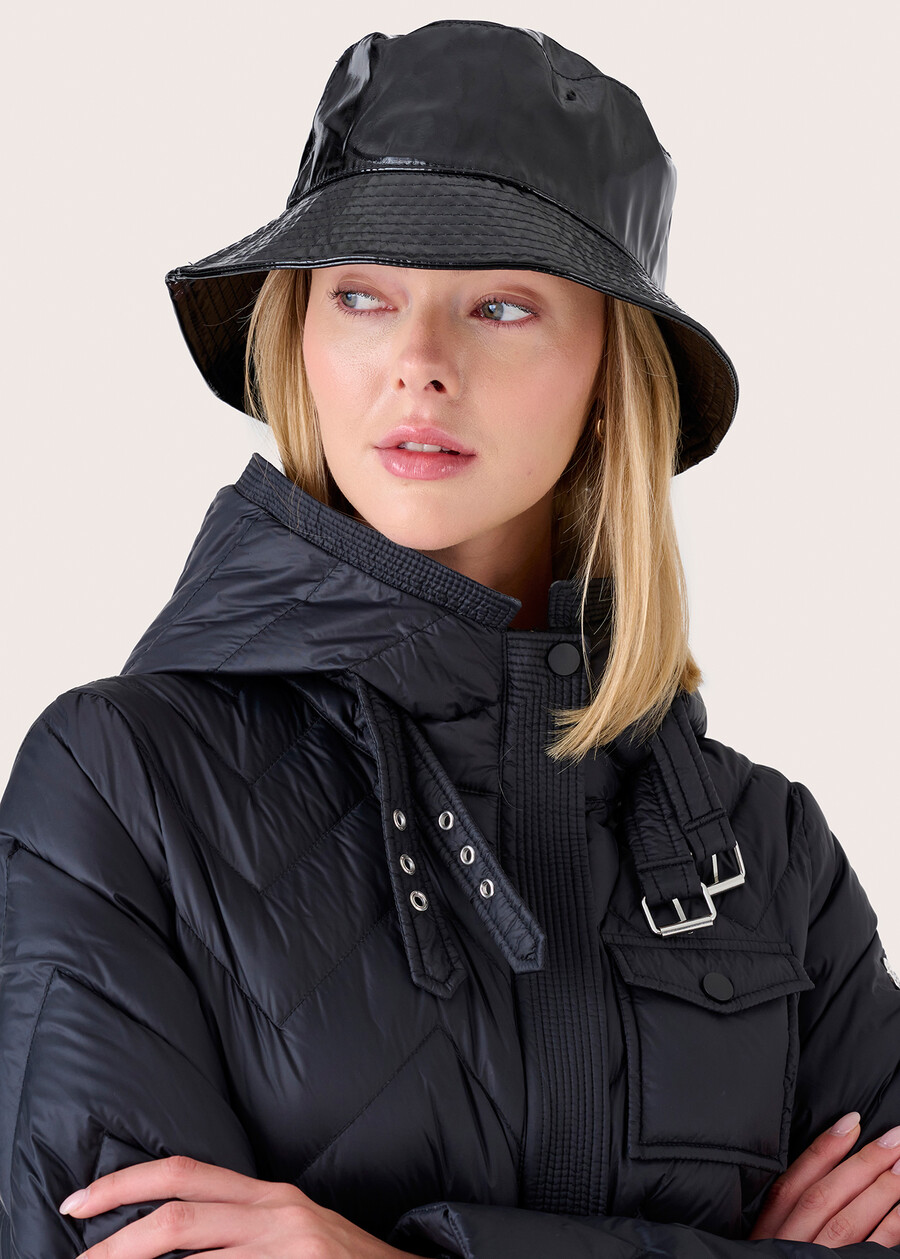 Cappellino Impermeabile 0-FINITY - Nero, Poliestere Idrorepellente, Toppa In Gomma, Regolabile, Taglia Unica - Foto 2