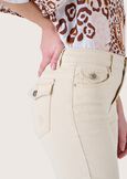 Condy flared trousers BEIGE NARCISOBLU MEDIUM BLUE Woman image number 4
