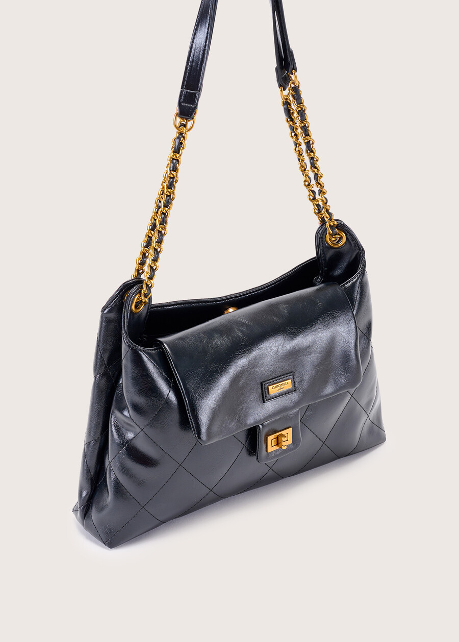 Tracolla Berta in ecopelle NERO BLACK Donna , immagine n. 4