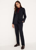 Alice-M classic trousers BLUGRIGIO TORTORA Woman image number 1