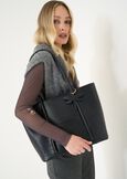 Baxi croc-effect shopper bag NERO Woman image number 1