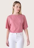 T-shirt Sebyn 100% cotone ROSA BOUQUET Donna immagine n. 1