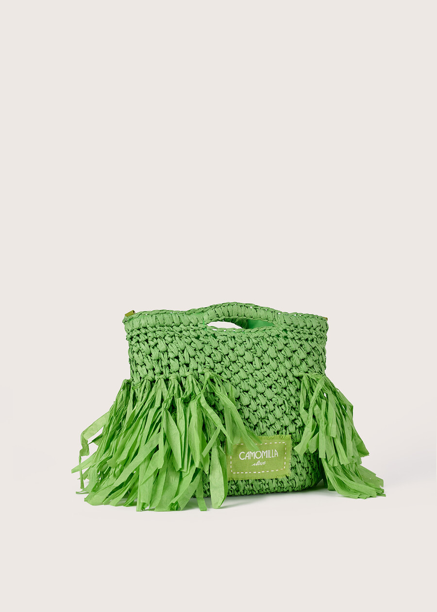 Beba 100% straw bucket bag  Woman , image number 2