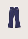 Pantalone a zampa Jacqueliu BLUBEIGE COCONUT Donna immagine n. 5