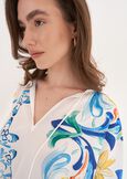 Bany Printed Blouse BIANCO WHITE Woman image number 2