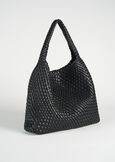 Borsa a sacca Brass in ecopelle BIANCO BURRONERO BLACK Donna immagine n. 2