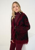 Cardigan Micaela jacquard con frange MARRONENERO Donna immagine n. 5
