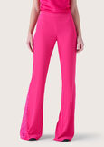 Victoria cady and lace trousers ROSA FUCSIANERO BLACK Woman image number 3