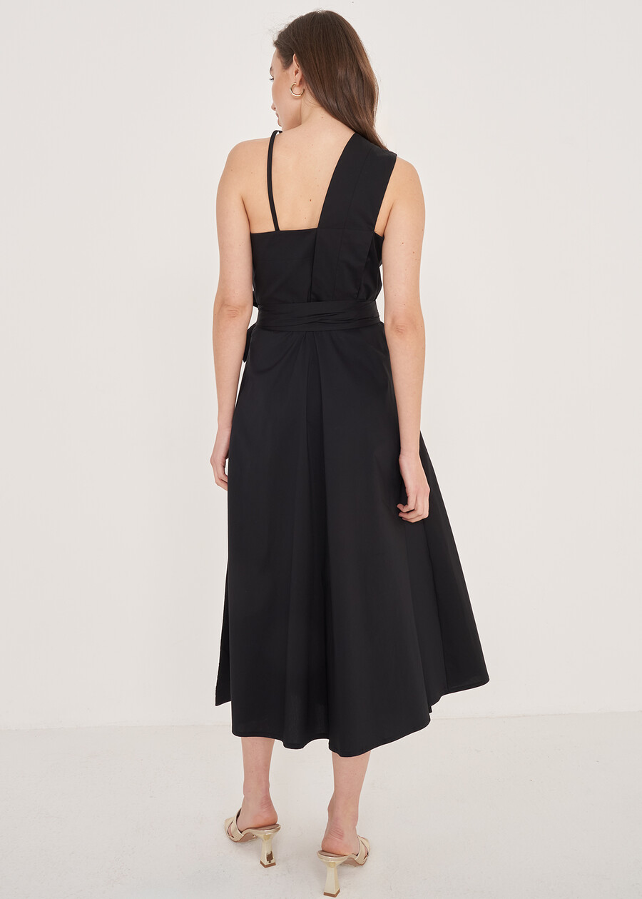 Ally V-Neck Dress NERO BLACK Woman , image number 4