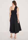 Ally V-Neck Dress NERO BLACK Woman image number 4