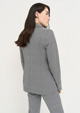 Giselle-Q micro check jacket NERO BLACK Woman image number 3