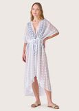 Clivia embroidered beachrobe BIANCO Woman image number 1