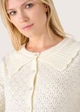 Cardigan Cory con maxi colletto BEIGE LANAMARRONE CASTAGNA Donna immagine n. 2