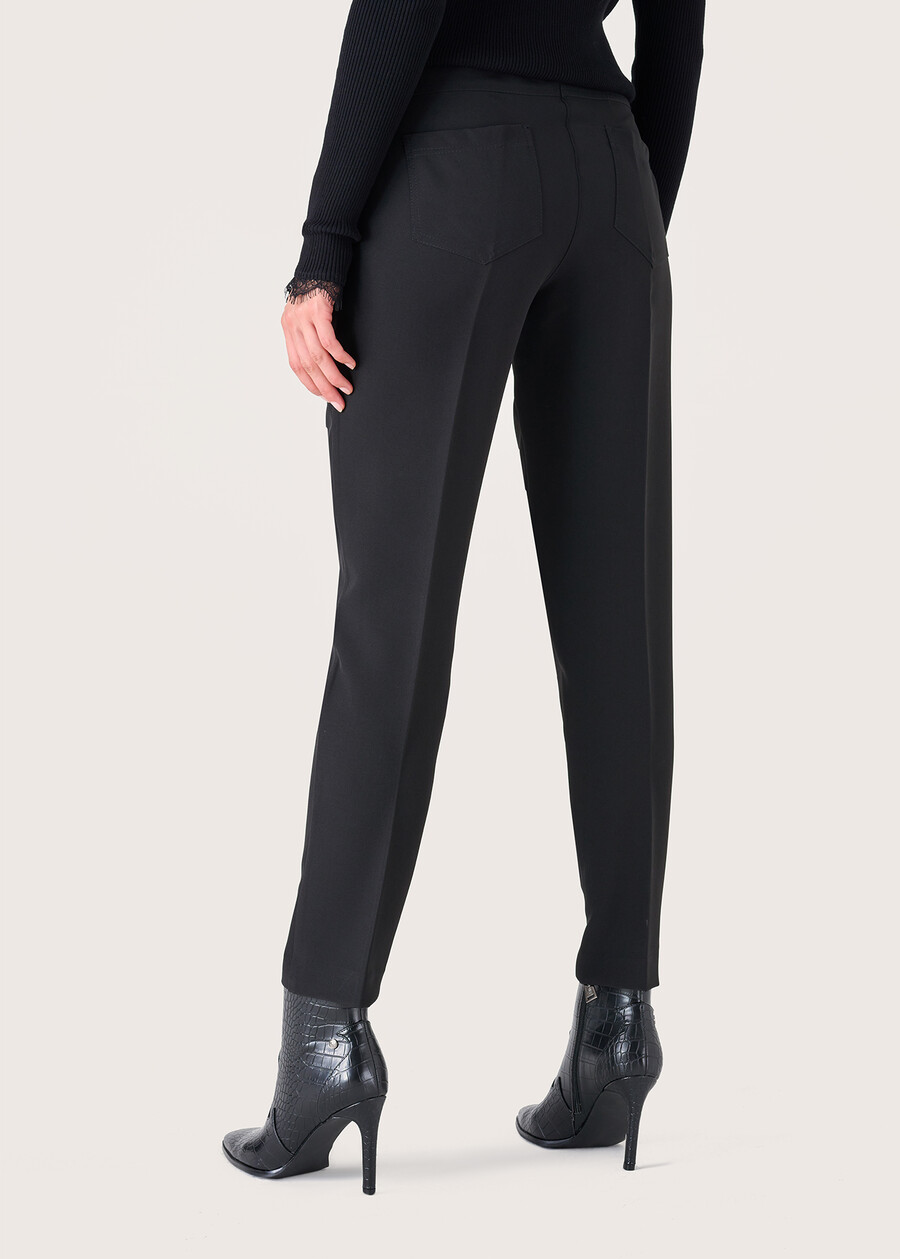 Pantalone Kate in tessuto tecnico NERO BLACKROSA ROMANTICO Donna , immagine n. 4