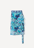 Pareo Perry-A in cotone stampato BLU Donna immagine n. 4