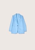 Giacca Gemma 100% lino BLU SURF Donna immagine n. 5