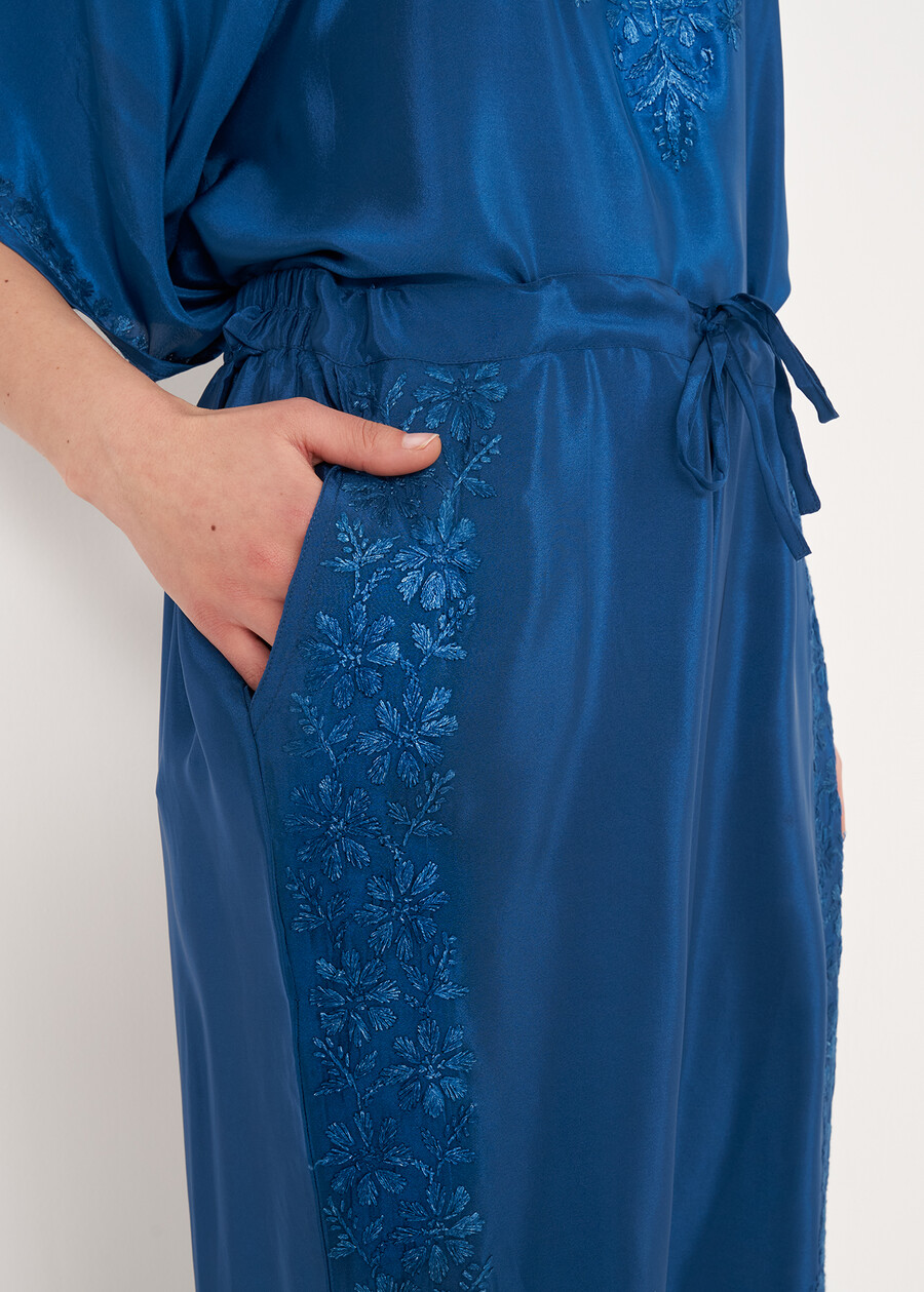 Pantaloni Pharm A Zampetta BLU OTTANIO Donna , immagine n. 3