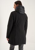 Piumino Percy con cappuccio trapuntato NERO BLACKBLU GRAFITE Donna immagine n. 5