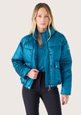 Piumino Papua con collo alto BLU COBALTO Donna immagine n. 1