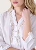 Bloom 100% rayon blouse BIANCO WHITE Woman image number 2