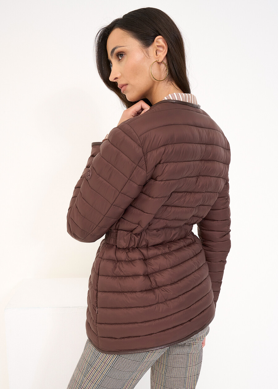 Piumino leggero Park con cintura MARRONEGRIGIO Donna , immagine n. 7