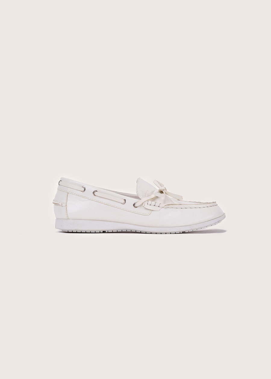 Mocassino basso Sabina in ecopelle BIANCO Donna , immagine n. 3
