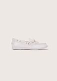 Sabina eco-leather low moccasin BIANCO Woman image number 3